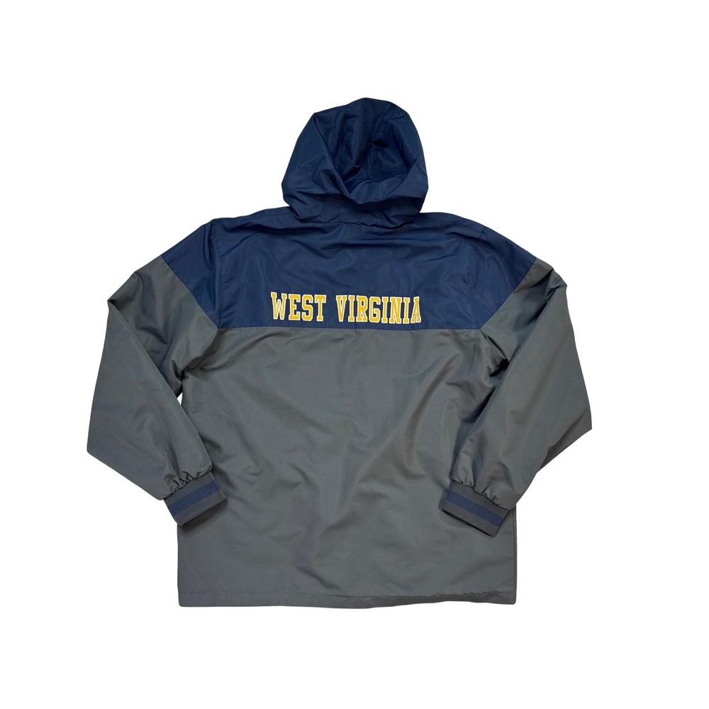 Colosseum West‎ Virginia Mountaineers Jacket Men L Navy Excellent Windbreaker